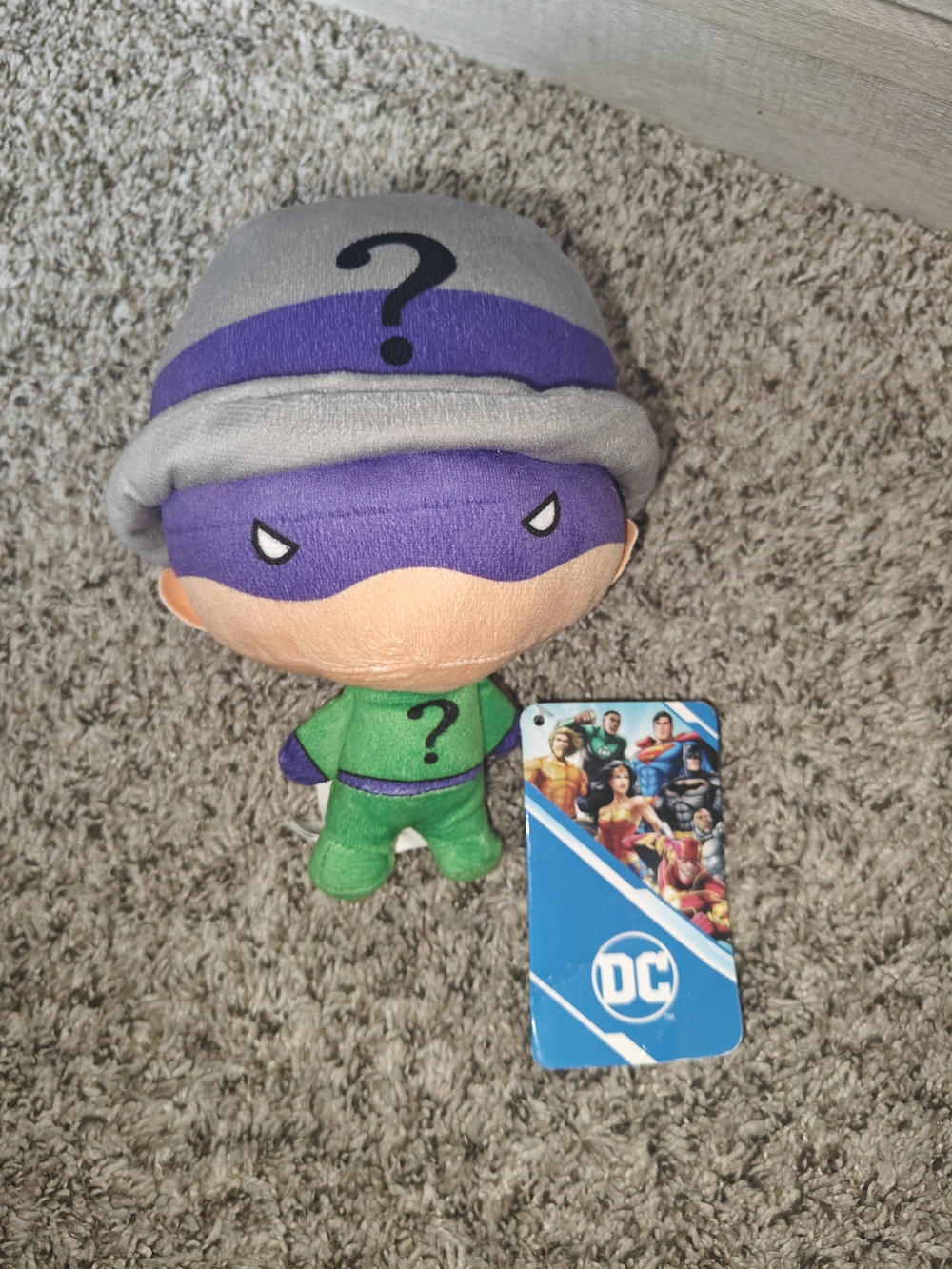 DC Comics The Riddler Plush Toy New With Tags